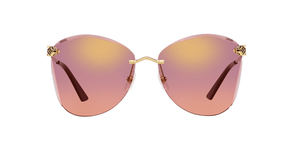משקפי שמש קרטייה זהב-סגול | CARTIER CT0398S-003 Gold-Purple