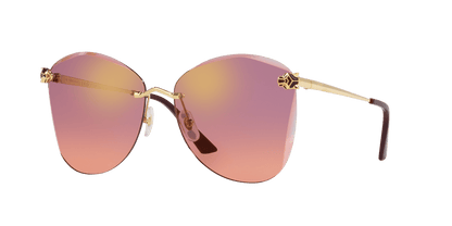 משקפי שמש קרטייה זהב-סגול | CARTIER CT0398S-003 Gold-Purple