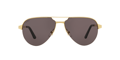 Cartier Sunglasses Gold-Grey | CARTIER CT0386S Gold-Grey