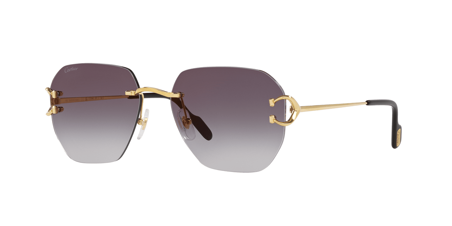 Cartier Sunglasses Gold-Grey | CARTIER CT0394S Gold-Grey