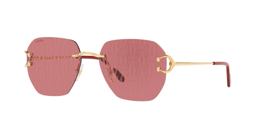 משקפי שמש של קרטייה זהב-אדום | CARTIER CT0065S Gold-Red