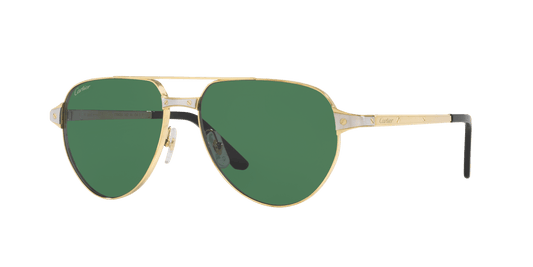 Cartier Sunglasses Gold-Green | CARTIER CT0425S Gold-Green