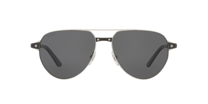 Cartier Sunglasses Silver Shiny-Grey | CARTIER CT0425S Silver Shiny-Grey