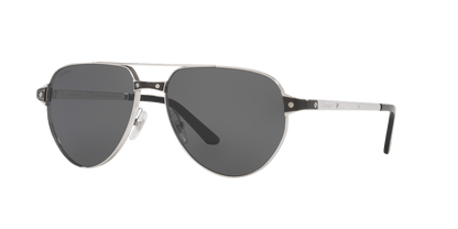 Cartier Sunglasses Silver Shiny-Grey | CARTIER CT0425S Silver Shiny-Grey