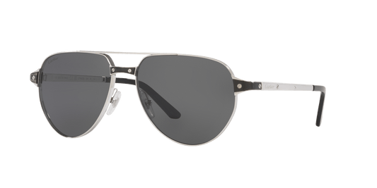Cartier Sunglasses Silver Shiny-Grey | CARTIER CT0425S Silver Shiny-Grey