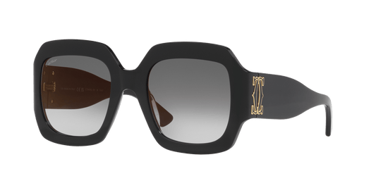 משקפי שמש קרטייה שחור-אפור | CARTIER CT0434S Black-Grey