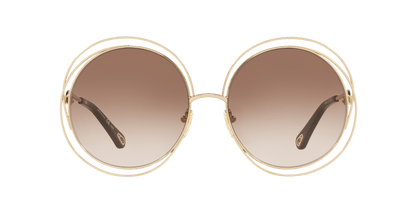 Chloe Sunglasses Gold-Brown Gradient | Chloé CH0045S Gold-Brown Gradient