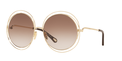 Chloe Sunglasses Gold-Brown Gradient | Chloé CH0045S Gold-Brown Gradient