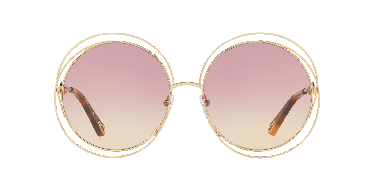 משקפי שמש קלואי שחור-ורוד שיפוע | Chloé CH0045S Black-Pink Gradient