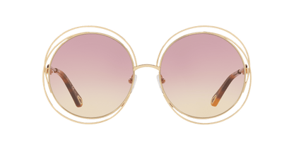 משקפי שמש קלואי שחור-ורוד שיפוע | Chloé CH0045S Black-Pink Gradient