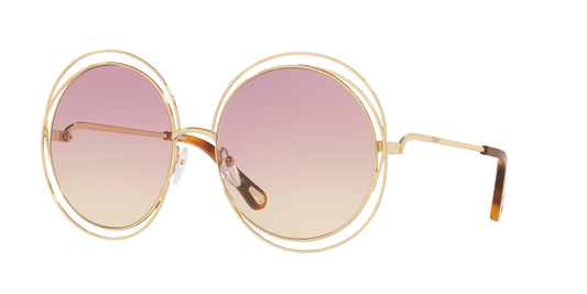משקפי שמש קלואי שחור-ורוד שיפוע | Chloé CH0045S Black-Pink Gradient