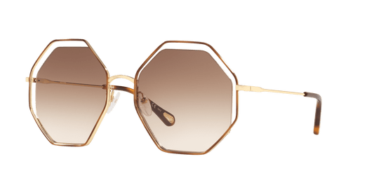 משקפי שמש קלואי צב-חום שיפוע | Chloé CH0046S Tortoise-Brown Gradient
