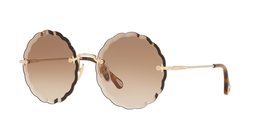 משקפי שמש קלואי זהב חום-חום שיפוע | Chloé CH0047S Gold Brown-Brown Gradient