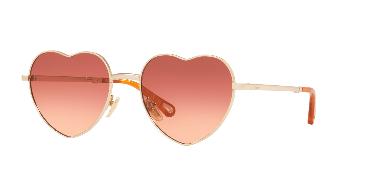 משקפי שמש של קלואי זהב-ורוד | Chloé CH0071S Gold-Pink