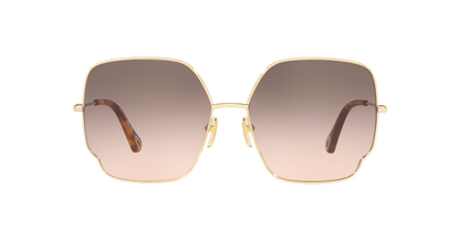 Chloé Gold-Grey Sunglasses | Chloé CH0092S Gold-Grey