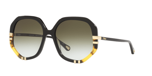 משקפי שמש של קלואי שחור-אפור | Chloé CH0105S Black-Grey