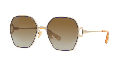 משקפי שמש של קלואי שחור-חום | Chloé CH0146S Black-Brown
