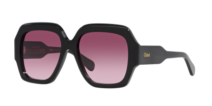 משקפי שמש של קלואי שחור-אדום | Chloé CH0154S Black-Red