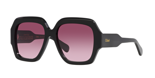 משקפי שמש של קלואי שחור-אדום | Chloé CH0154S Black-Red