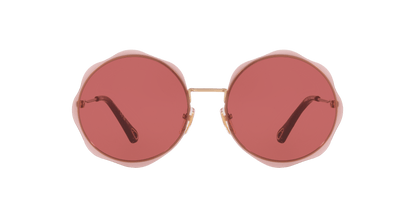 Chloe Gold-Red Sunglasses | Chloé CH0202S Gold-Red