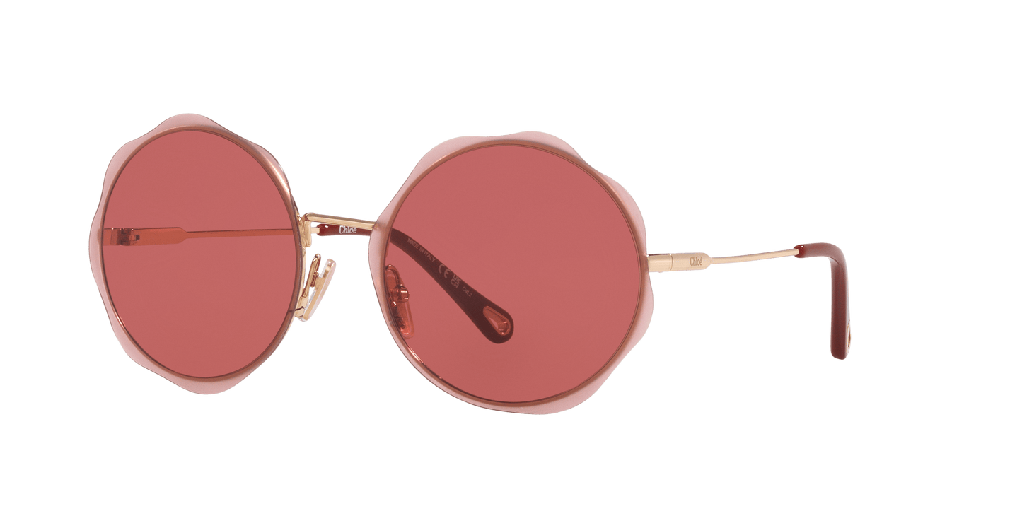 Chloe Gold-Red Sunglasses | Chloé CH0202S Gold-Red