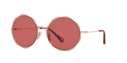 Chloe Gold-Red Sunglasses | Chloé CH0202S Gold-Red
