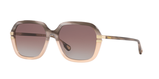 משקפי שמש של קלואי אפור-חום | Chloé CH0204S Grey-Brown