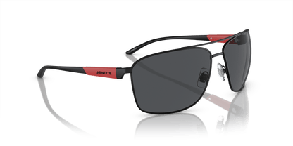 משקפי שמש של ארנט מט שחור-אפור כהה | Arnette AN3089 Beverlee Matte Black-Dark Grey