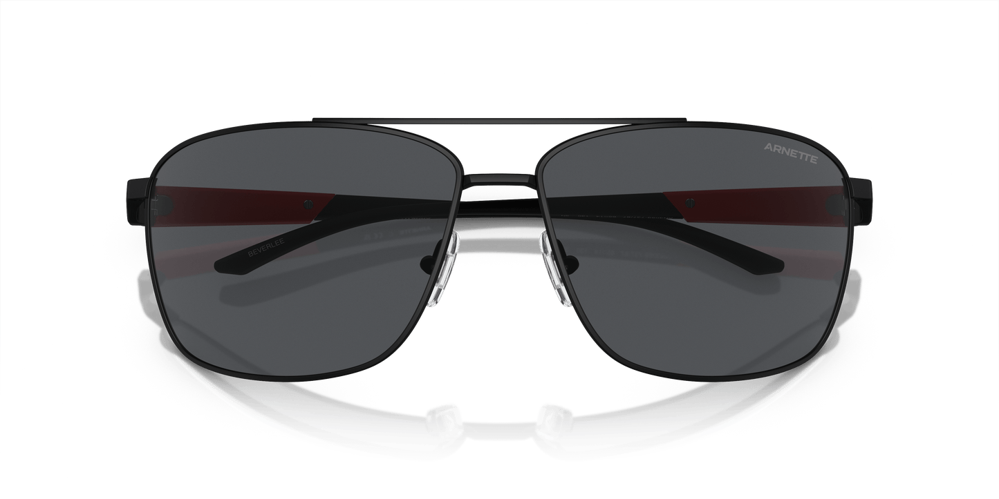 משקפי שמש של ארנט מט שחור-אפור כהה | Arnette AN3089 Beverlee Matte Black-Dark Grey