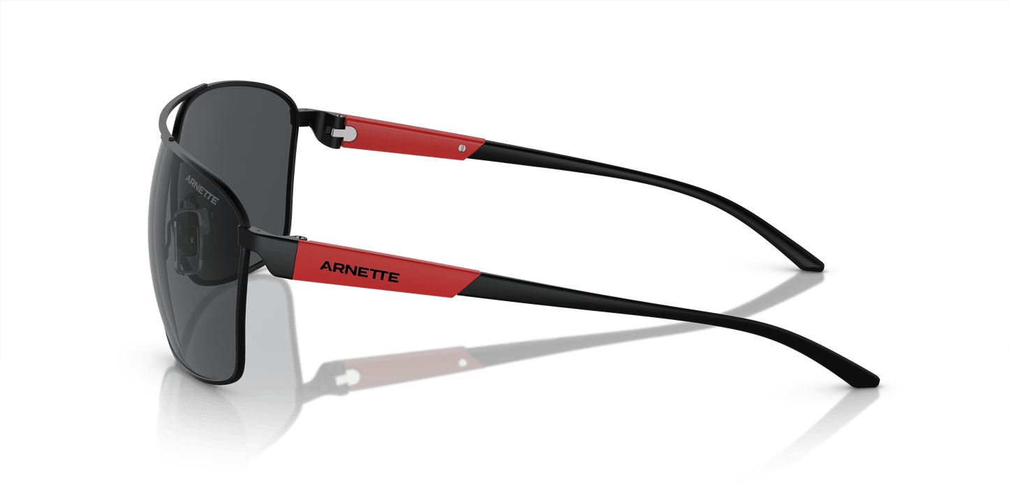 משקפי שמש של ארנט מט שחור-אפור כהה | Arnette AN3089 Beverlee Matte Black-Dark Grey