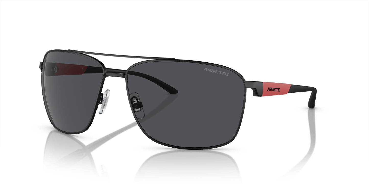 משקפי שמש של ארנט מט שחור-אפור כהה | Arnette AN3089 Beverlee Matte Black-Dark Grey