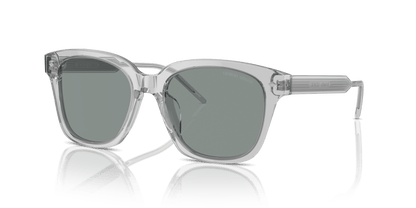 משקפי שמש ג'ורג'יו ארמני שקופים אפור-כחול | GIORGIO ARMANI AR8210U Transparent Grey-Blue