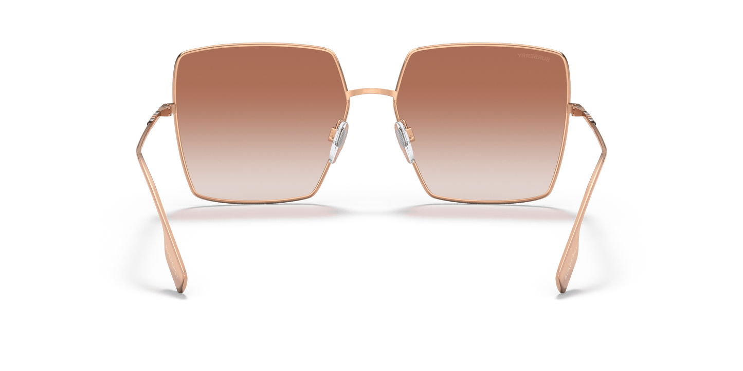 משקפי שמש של ברברי ורוד גולד-גולד | BURBERRY BE3133 Daphne Rose Gold-Gradient Pink