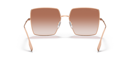 משקפי שמש של ברברי ורוד גולד-גולד | BURBERRY BE3133 Daphne Rose Gold-Gradient Pink
