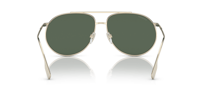 Burberry Sunglasses Light Gold-Dark Green | BURBERRY BE3138 Alice Light Gold-Dark Green
