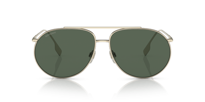 Burberry Sunglasses Light Gold-Dark Green | BURBERRY BE3138 Alice Light Gold-Dark Green