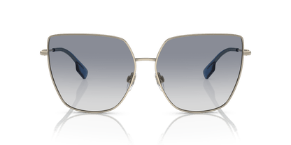Burberry Sunglasses Light Blue-Clear Gold | BURBERRY BE3143 Alexis Light Gold-Clear Gradient Blue