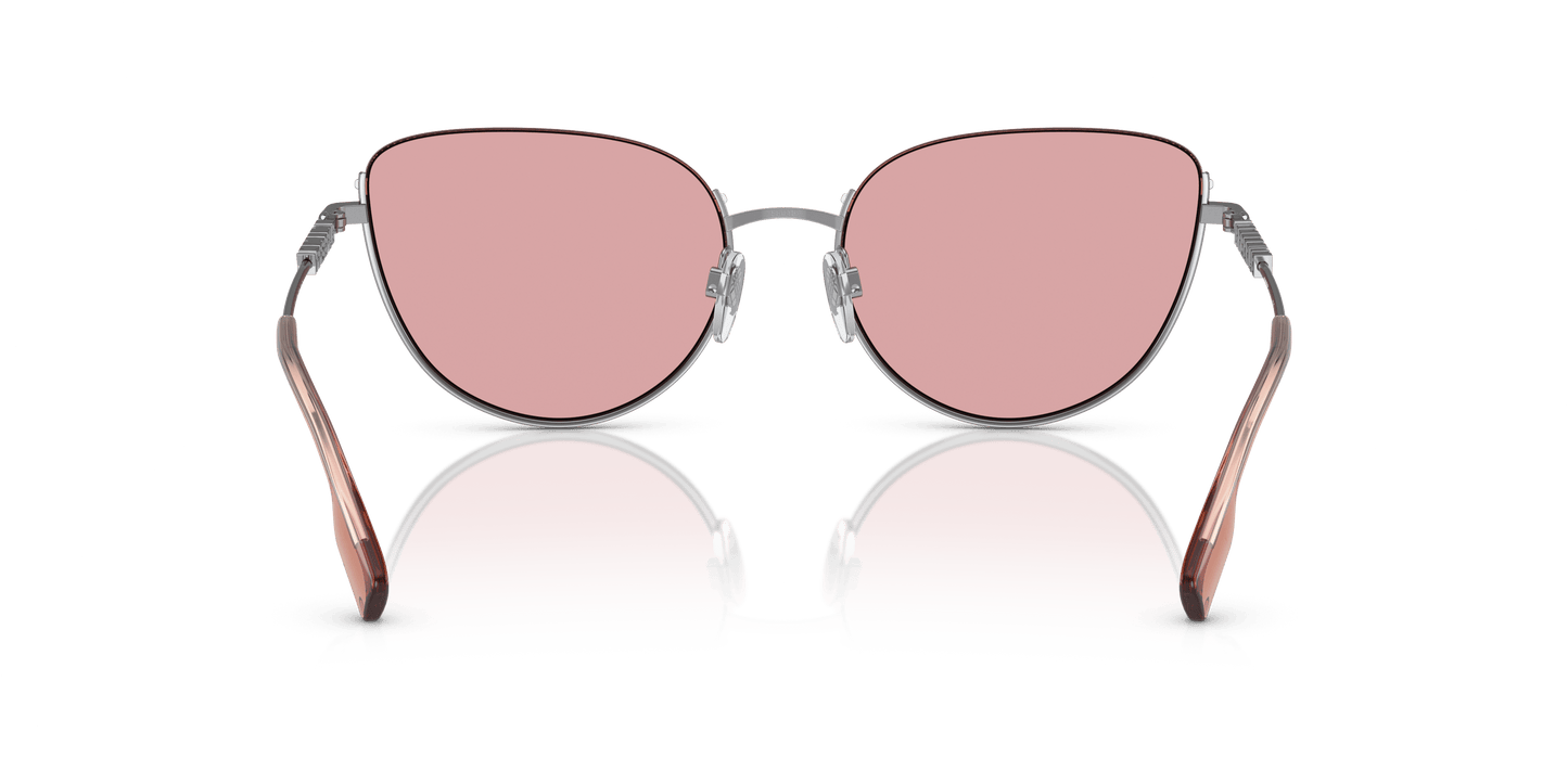 משקפי שמש בורברי סגול בהיר כסוף | BURBERRY BE3144 Harper Silver-Light Violet