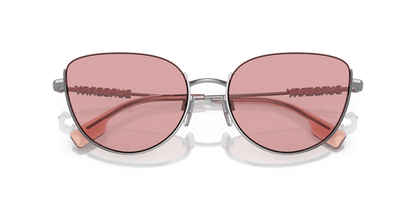 משקפי שמש בורברי סגול בהיר כסוף | BURBERRY BE3144 Harper Silver-Light Violet