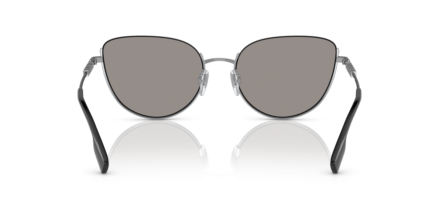 Burberry Sunglasses Silver-Photo Grey | BURBERRY BE3144 Harper Silver-Photo Grey