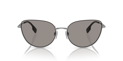Burberry Sunglasses Silver-Photo Grey | BURBERRY BE3144 Harper Silver-Photo Grey