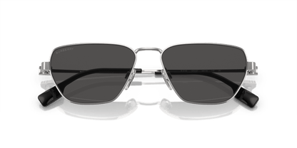 Burberry Sunglasses Silver-Dark Grey | BURBERRY BE3146 Silver-Dark Grey