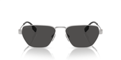 Burberry Sunglasses Silver-Dark Grey | BURBERRY BE3146 Silver-Dark Grey