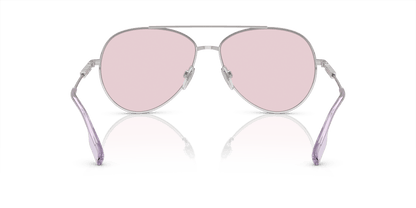 BURBERRY BE3147 Silver-Photo Pink Sunglasses