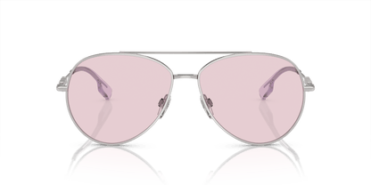BURBERRY BE3147 Silver-Photo Pink Sunglasses