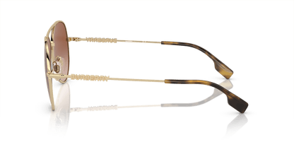 משקפי שמש של ברברי צבע זהב-חום בהיר | BURBERRY BE3147 Light Gold-Brown Gradient