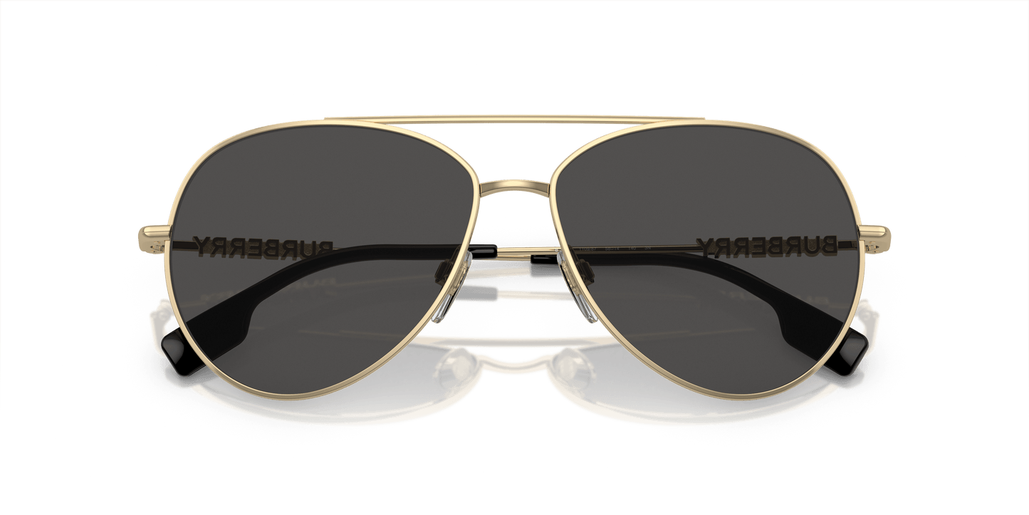 Burberry Sunglasses Light Gold-Dark Grey | BURBERRY BE3147 Light Gold-Dark Grey