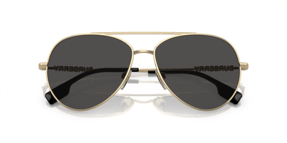 Burberry Sunglasses Light Gold-Dark Grey | BURBERRY BE3147 Light Gold-Dark Grey