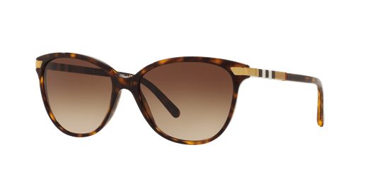 משקפי שמש בורברי כהה הוואנה-חום שיפוע | BURBERRY BE4216 Dark Havana-Brown Gradient