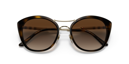 משקפי שמש בורברי בצבע חום כהה הוואנה | BURBERRY BE4251Q Dark Havana-Brown Gradient